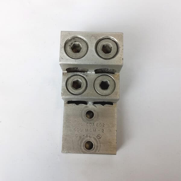 MECHANICAL LUG QUADRUPLE  600 MCM-2 AL 9CU - Used - TESTED