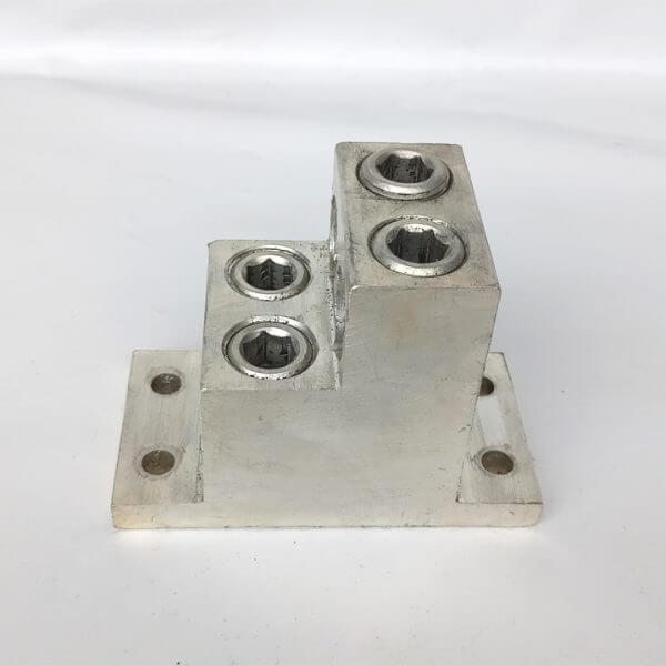 MECHANICAL LUG QUADRUPLE 600 MCM-2 AL 9CU - Used - TESTED