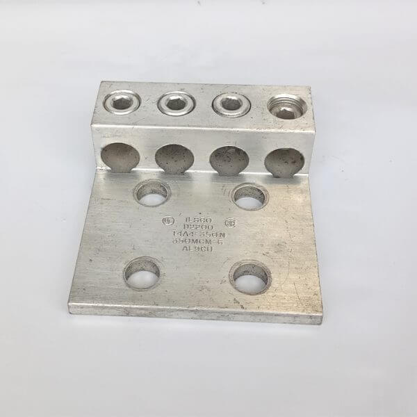 MECHANICAL LUG QUADRUPLE 350 MCM--6  ( T4A4-350N ) - Used - TESTED