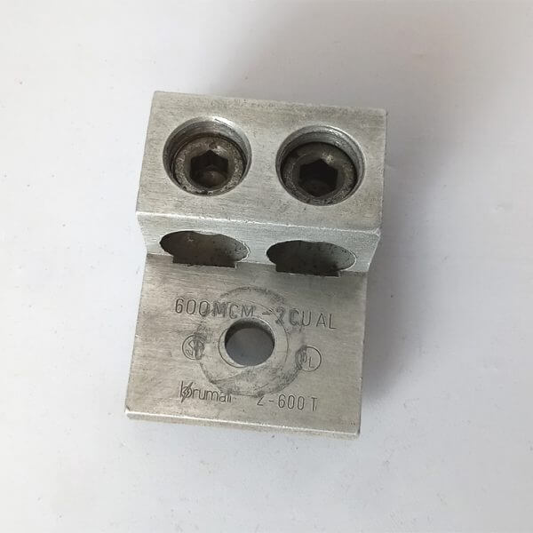 MECHANICAL LUG DOUBLE HOR. 600 MCM CUAL  30 / box (2017) - Used - TESTED