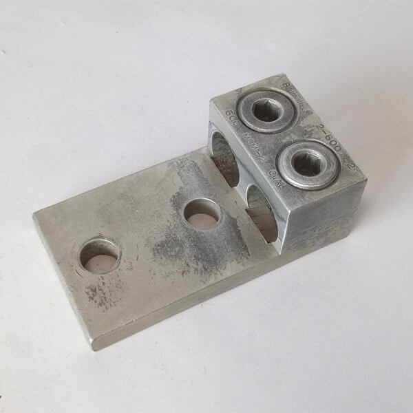 MECHANICAL LUG DOUBLE HOR. 600 MCM-2 CUAL - Used - TESTED