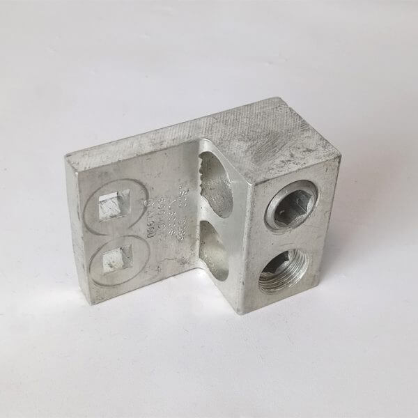 MECHANICAL LUG DOUBLE HOR. 600 MCM-2+F2246 AL9CU - Used - TESTED