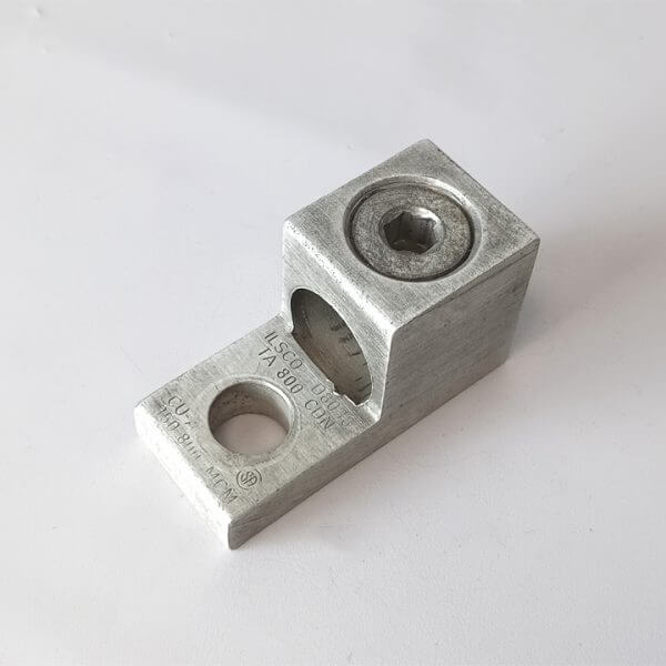 MECHANICAL LUG SIMPLE 600 MCM CUAL       8/BOX - Used - TESTED