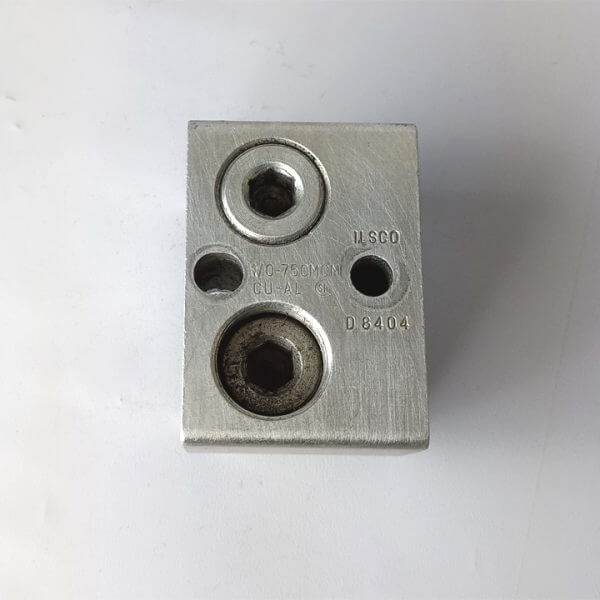MECHANICAL LUG DOUBLE 750 MCM-1/0 CUAL    21/BOX - Used - TESTED