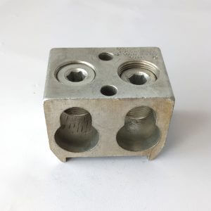 MECHANICAL LUG DOUBLE 750 MCM -1/0 CU9AL     5 / BOX - Used - TESTED