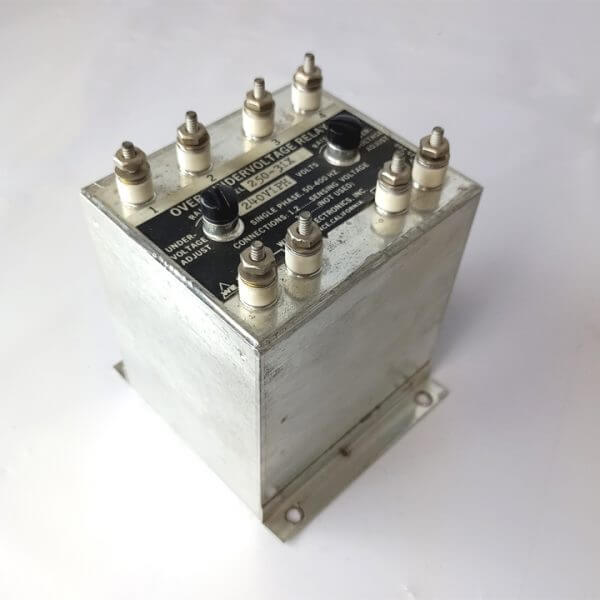 OVER/UNDER VOLTAGE RELAY 240V 1 PHASE - Used - TESTED