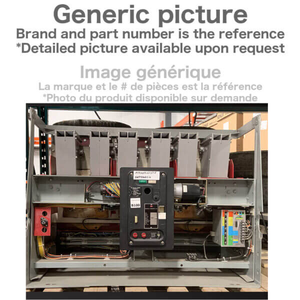 FEDERAL PIONEER # 100H3ED4P36  Air Circuit Breaker 100H3 F4000 E/O D/O 4P FPE 36" - Used - TESTED