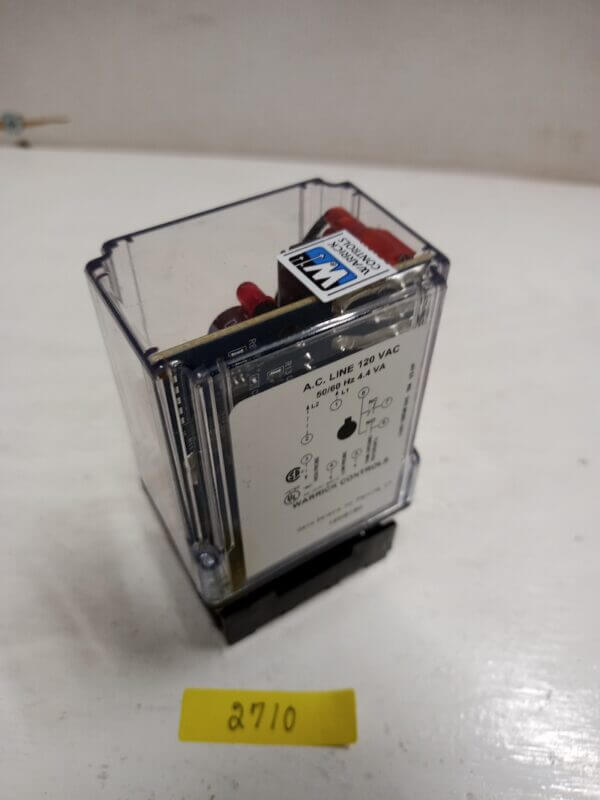 LEVEL CONTROLLER RELAY,  1NO-1NC, 8 PINS DIN, 120VAC WITH BASE - Image 3