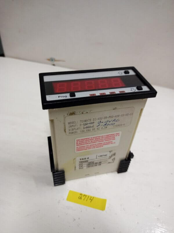 PANEL METER POWER 120VAC DISPLAY 0-8000 - Image 4