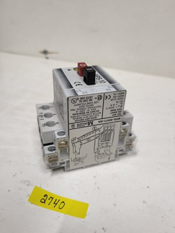 MOTOR CIRCUIT BREAKER, 7.5HP, 6-10A MPS-NH111 - Image 2