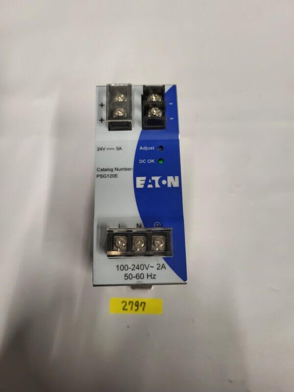 AC/DC DIN RAIL POWER SUPPLY INPUT : 100-240V-2A, OUPUT: 24V 5A