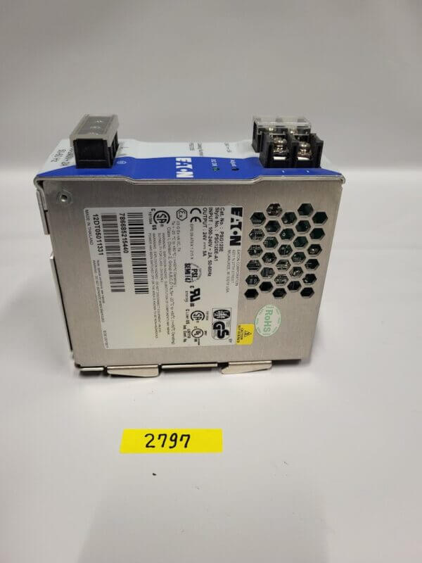 AC/DC DIN RAIL POWER SUPPLY INPUT : 100-240V-2A, OUPUT: 24V 5A - Image 2