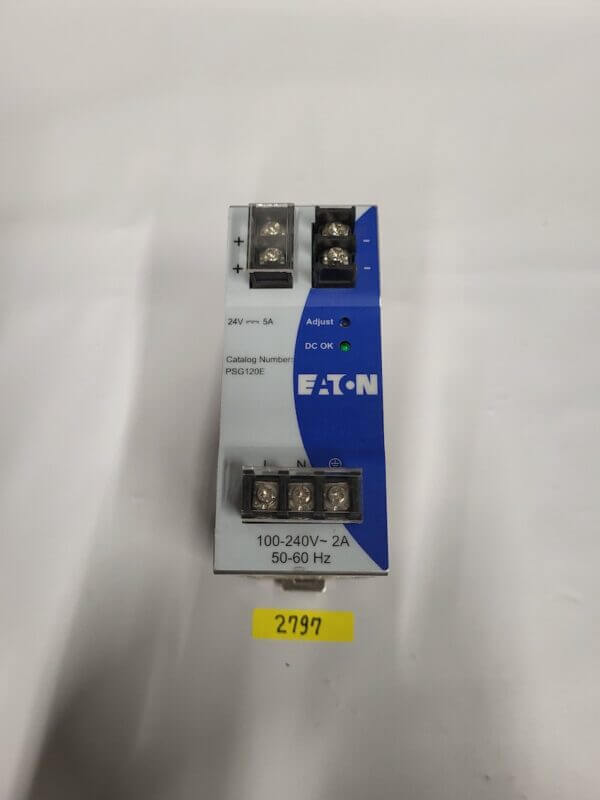 AC/DC DIN RAIL POWER SUPPLY INPUT : 100-240V-2A, OUPUT: 24V 5A - Image 3