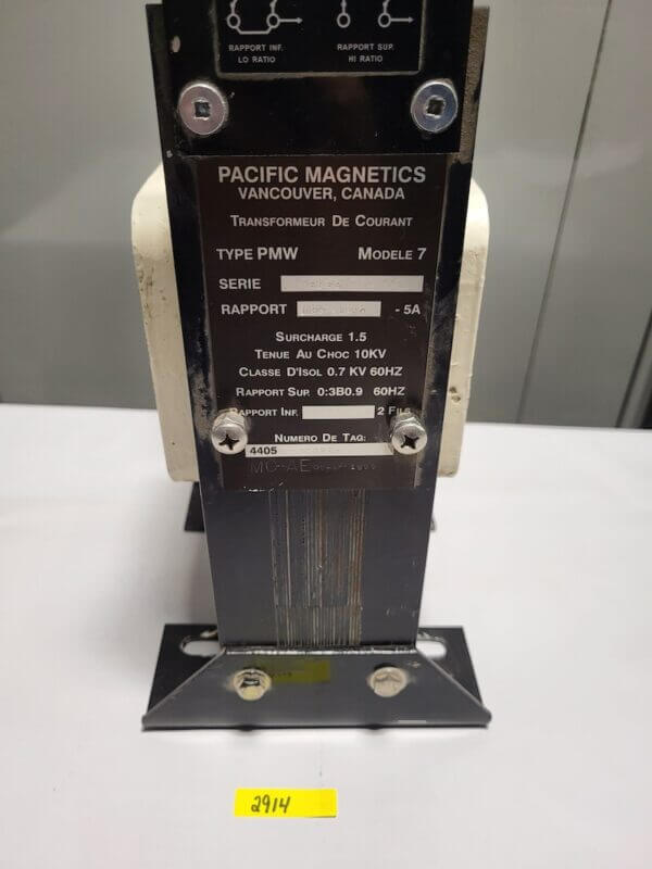 CURRENT TRANSFORMER TYPE PMU, MODEL 7 1000-2000:5A SERIE 2124 - Image 3
