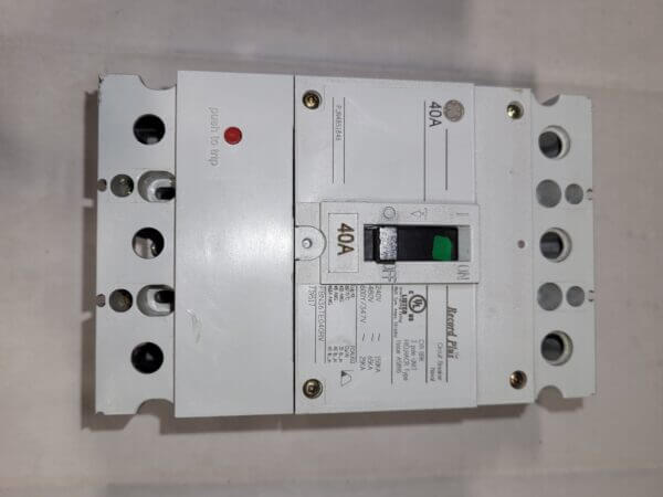 BREAKER 40A 600V 3P GE - Used - TESTED