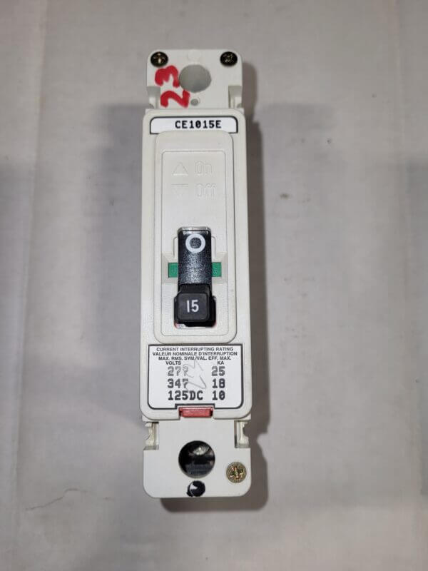 BREAKER 15A 347V 1P FPE 18KA - Used - TESTED