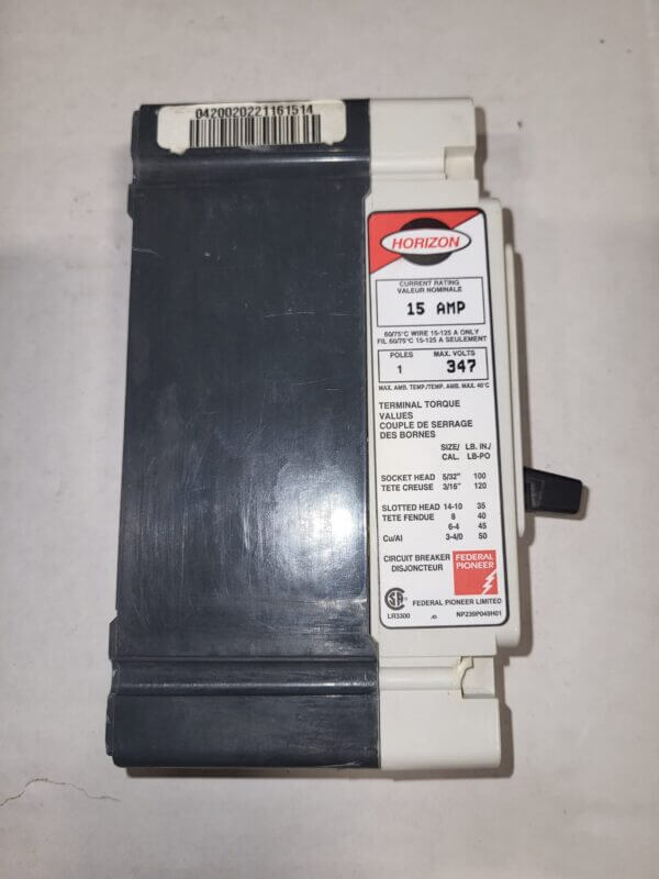 BREAKER 15A 347V 1P FPE 18KA - Used - TESTED - Image 2