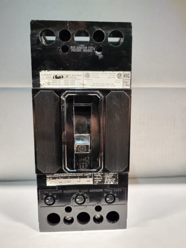 BREAKER 225A 600V 3P ITE - Used - TESTED - Image 2
