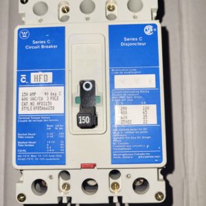 BREAKER 150A 600V 3P CUTLER HAMMER - Used - TESTED