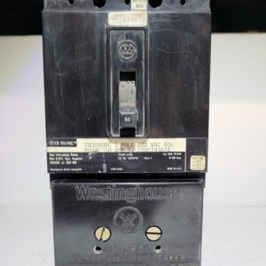 BREAKER 50A 600V 3P WEST TRIPAC - Used - TESTED