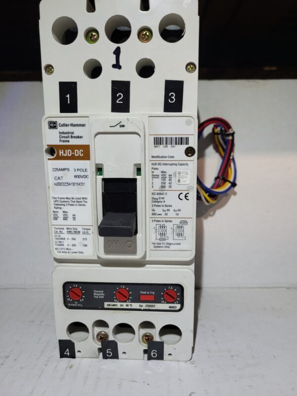 BREAKER 225A 600V 3P C-HAMMER FRAME ONLY - Used - TESTED