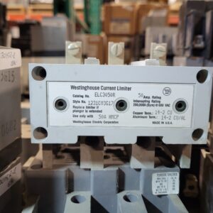 CURRENT LIMITER C/W HMCP 50A WESTINGHOUSE - Used - TESTED