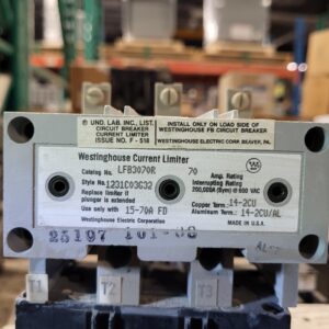 CURRENT LIMITER FOR FB3050-70A WEST - Used - TESTED