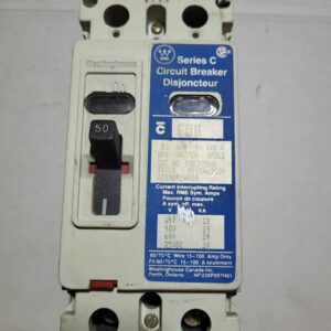 BREAKER 50A 600V 2P WEST VISA BREAKER - Used - TESTED