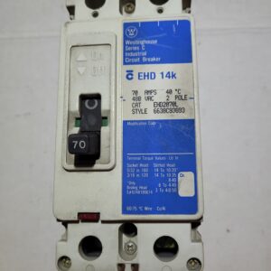 BREAKER 70A 480V 2P WEST/C-H/EATON - Used - TESTED