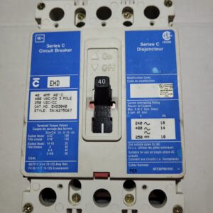 BREAKER 40A 480V 3P WEST - Used - TESTED