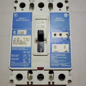 BREAKER 50A 480V 3P WEST - Used - TESTED