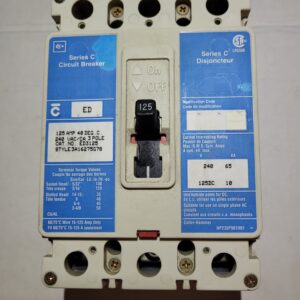 BREAKER 125A 240V 3P CUTTLE HAMMER - Used - TESTED