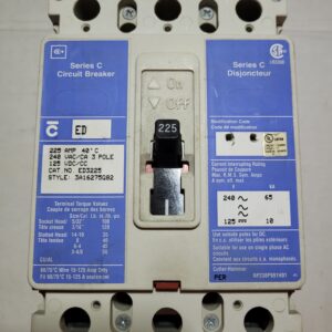 BREAKER 225A 240V 3P CUTLER HAMMER - Used - TESTED