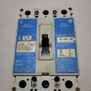 BREAKER 70A 600V 3P CUTLER HAMMER - Used - TESTED