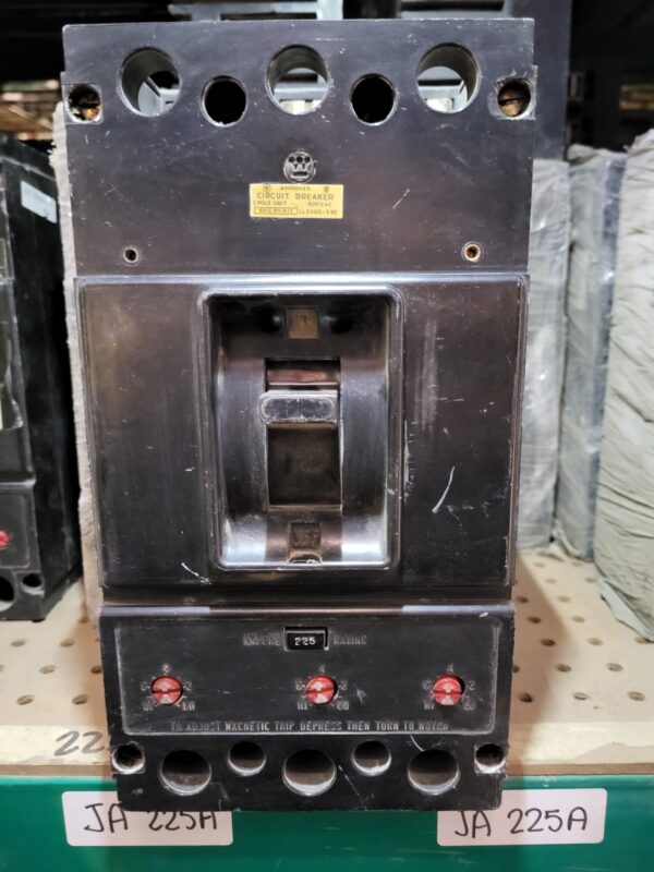 BREAKER 225A 600V 3P WEST - Used - TESTED