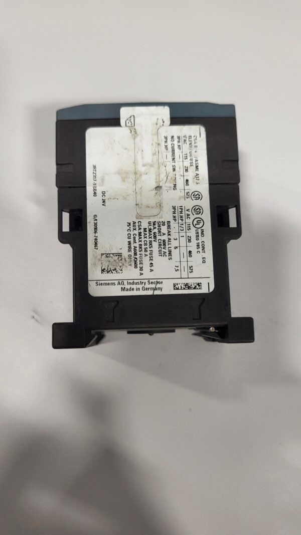 CONTACTOR EUR. 7.5HP COIL 24VDC - Image 3