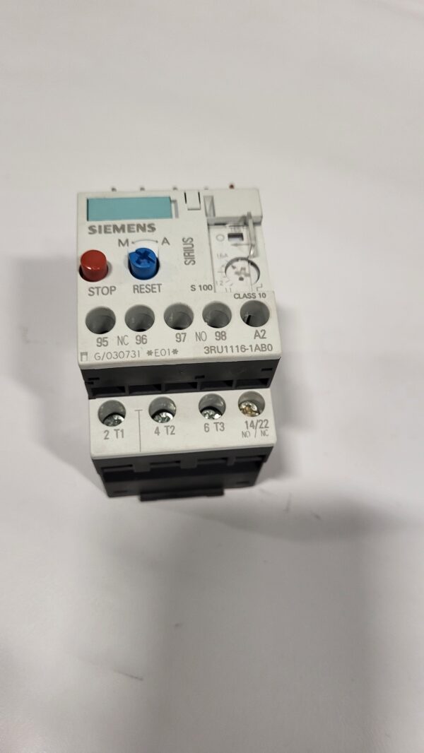 OVERLOAD RELAY 1.1-1.6A