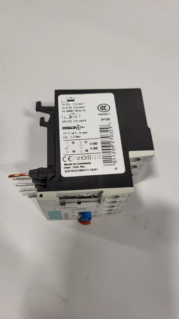OVERLOAD RELAY 1.1-1.6A - Image 3