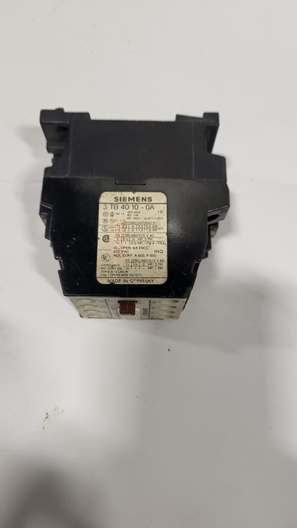 CONTACTOR EUR. 7.5HP COIL 600V - Image 2