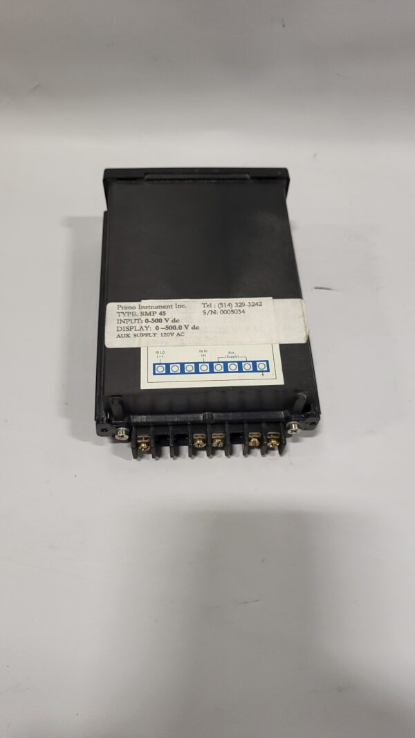 DIGITAL PANEL METER INPUT : 0-500 VDC, AUX SUPPLIES 120V - Image 2