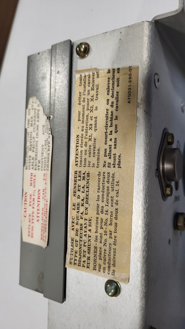 GROUND FAULT RELAY TYPE GP - Image 3