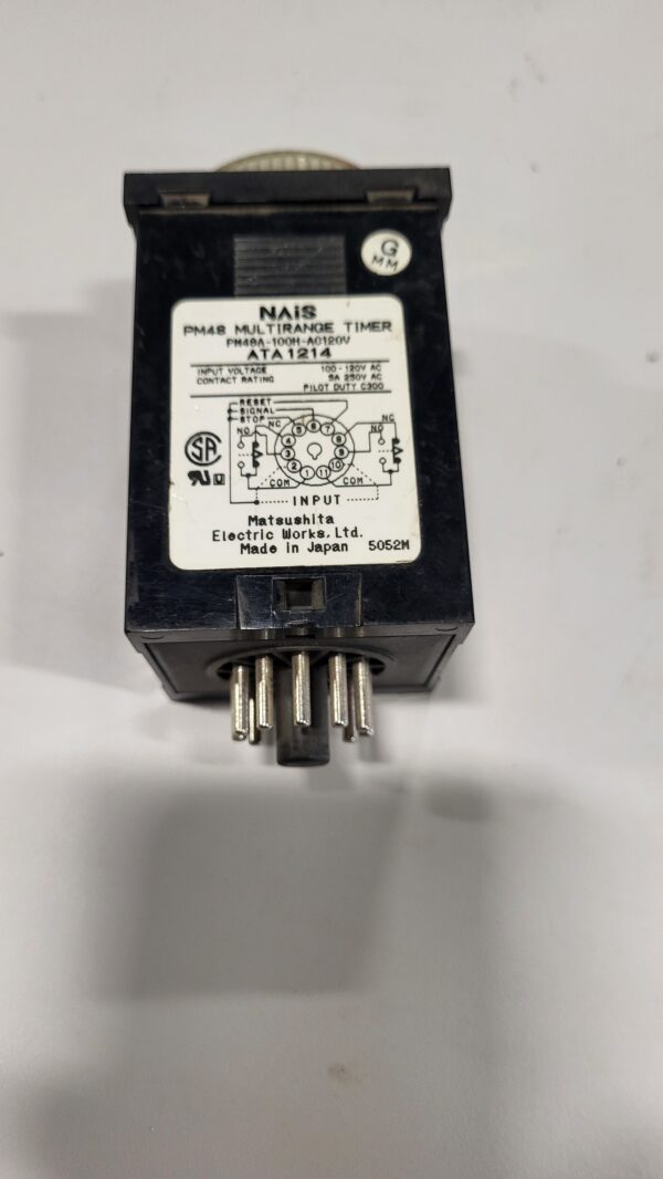 TIME DELAY RELAY, 100-120VAC, 11 PINS PH48 MULTI RANGE