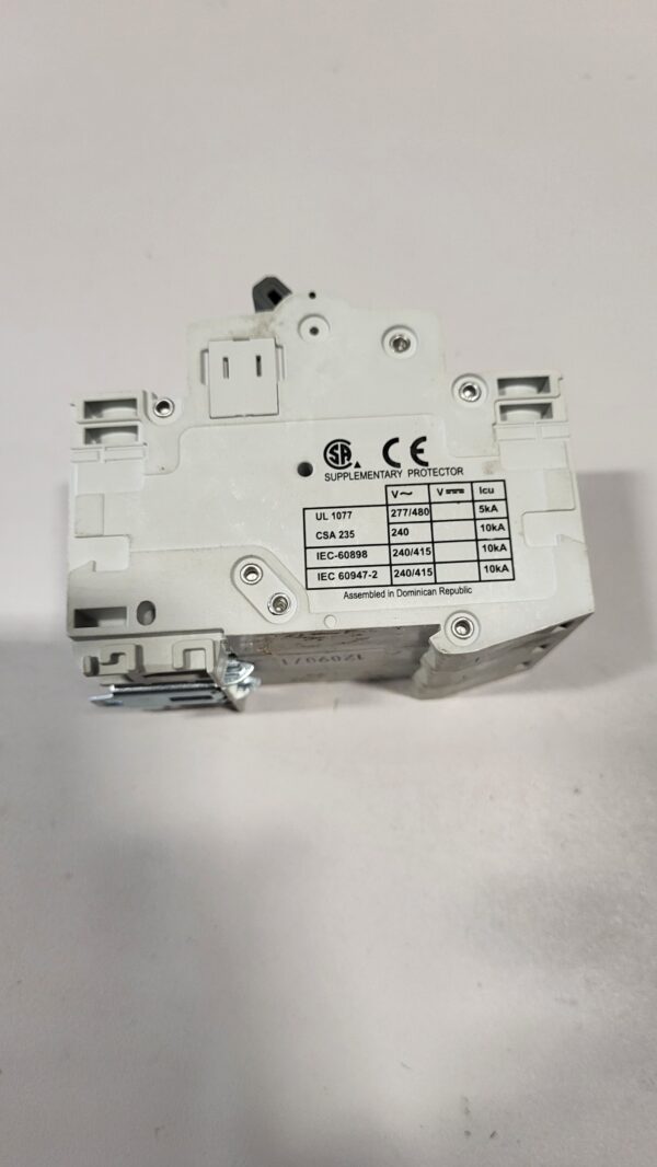 CIRCUIT BREAKER 3P 277/480V (D4) 4A - Image 2