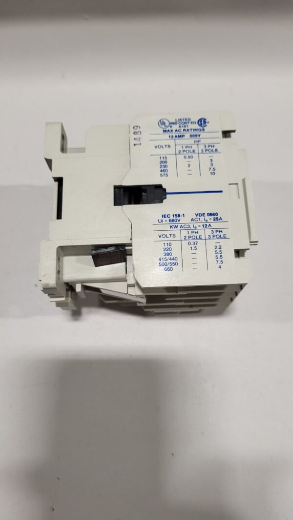 CONTACTOR SIZE C 10HP COIL 120V - Image 2