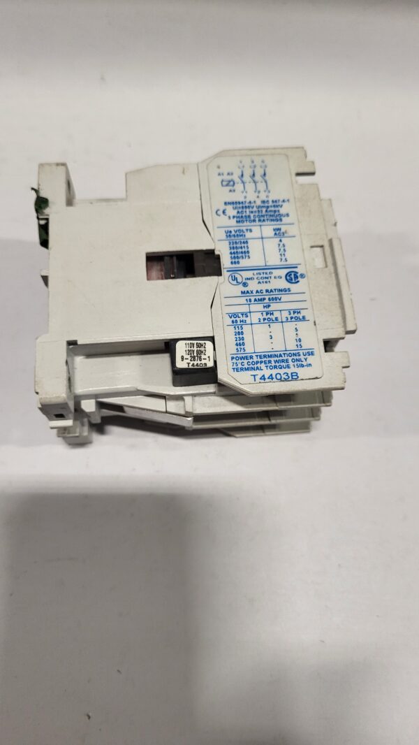 CONTACTOR 15HP COIL 120V SERIES B1 - Image 2