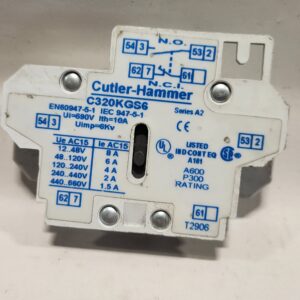 LATERAL AUXILIARY CONTACT 1 NC - 1 NO