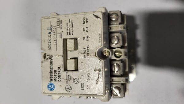 CONTACTOR NEMA SIZE 1, 10HP COIL N/A, STYLE = 6710C54G06