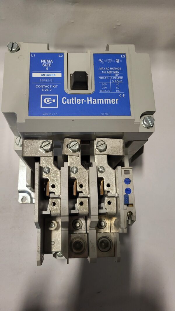 NEMA SIZE 4 SERIE B1, 100HP 3P, COIL 120V + 10-6530-4