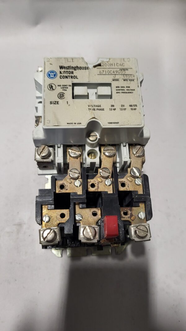 STARTER NEMA SIZE 1, COIL 24V, STYLE = 6710C49G05 + AN13AB