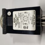 TIME DELAY RELAY 8 PINS (0-10 sec.) INPUT VOLTAGE : 100-120V AC, CONTACT RATING : 5A 250V AC
